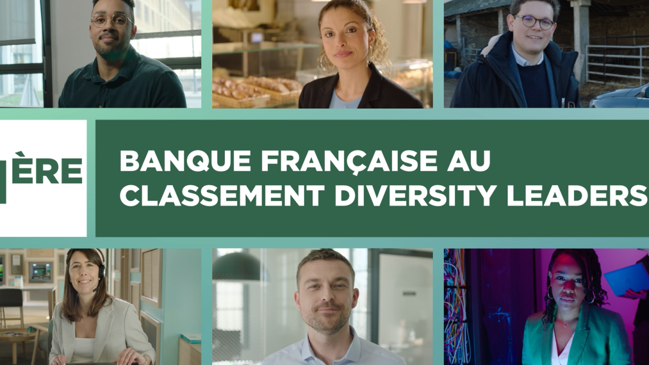 1ère banque française au classement diversity leaders