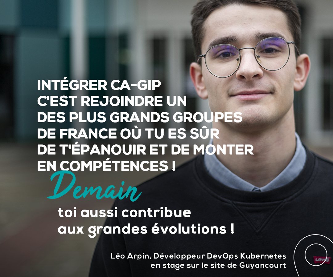 Intégrer CA-GIP c'est rejoindre un des plus grands groupes de France où tu es sûr de t'épanouir et de monter en compétences ! Demain, toi aussi contribue aux grandes évolutions !